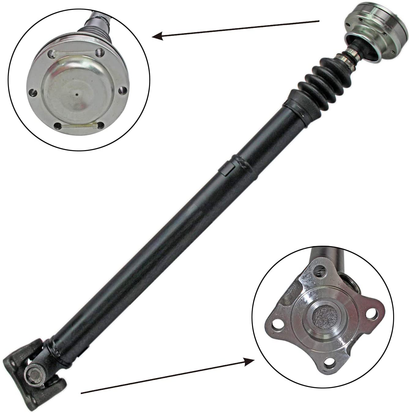 4.7/ 5.7/ 6.1, 05-06 Grand Cherokee Front Driveshaft